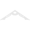 Ekena Millwork Pitch Cena Architectural Grade PVC Gable Pediment, 48"W x 8"H x 1"P (4/12) GPP048X008X100CEN - alternate 4
